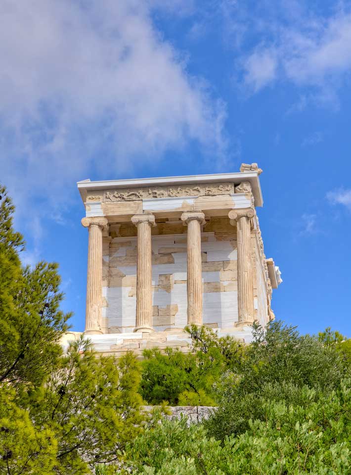 Frente a ti mosaico seguro El Templo de Atenea Nike | Acropolis de Atenas - GrecoTour