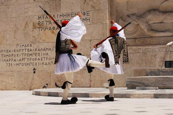 Cambio de Guardia Tumba Soldado Desconocido | Atenas - GrecoTour